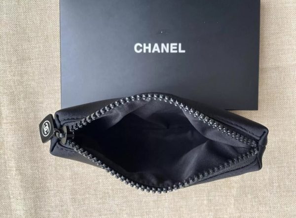 2025 BLACK With Box Cosmetic Makeup Pouch Bag Clutch - Image 5