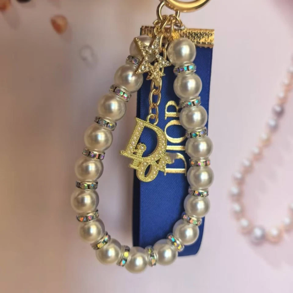VIP Gift Blue Holiday Ribbon Key Ring Key Chain Bag Charm - Image 4