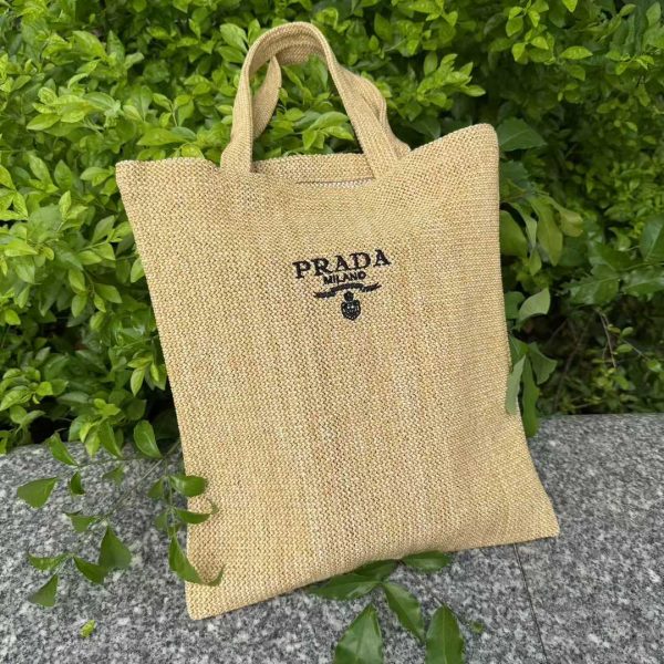Large Tote Bag lunch Bag Limited Rattan Beige