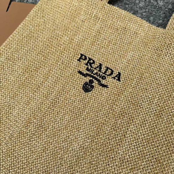 Large Tote Bag lunch Bag Limited Rattan Beige - Image 5