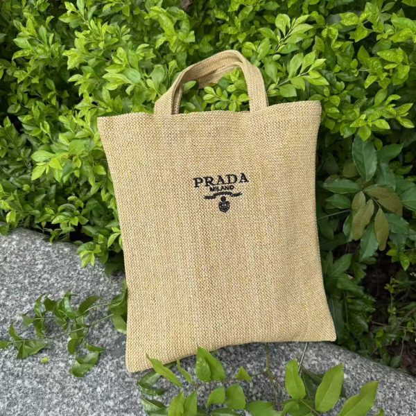 Large Tote Bag lunch Bag Limited Rattan Beige - Image 7