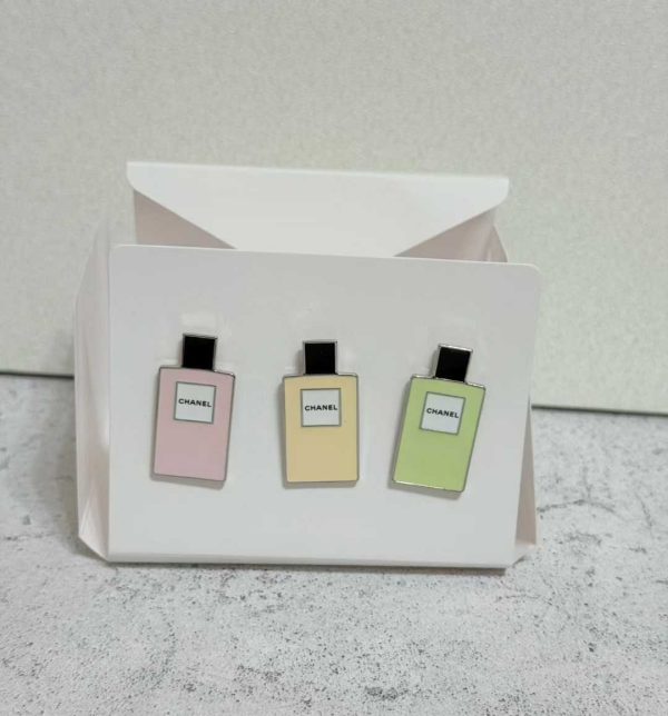 Perfume Bottle Brooch Pin 3Pcs - Image 2