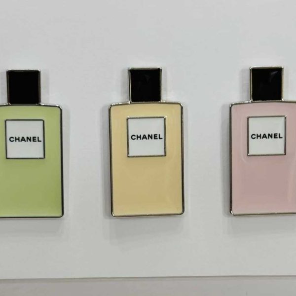 Perfume Bottle Brooch Pin 3Pcs