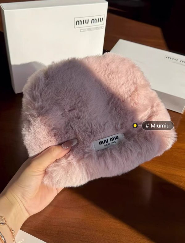 Super Soft Pink Makeup Bag Cosmetic Pouch Clutch - Image 4