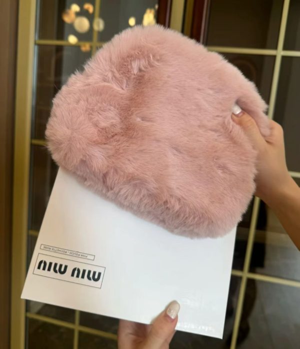 Super Soft Pink Makeup Bag Cosmetic Pouch Clutch - Image 5