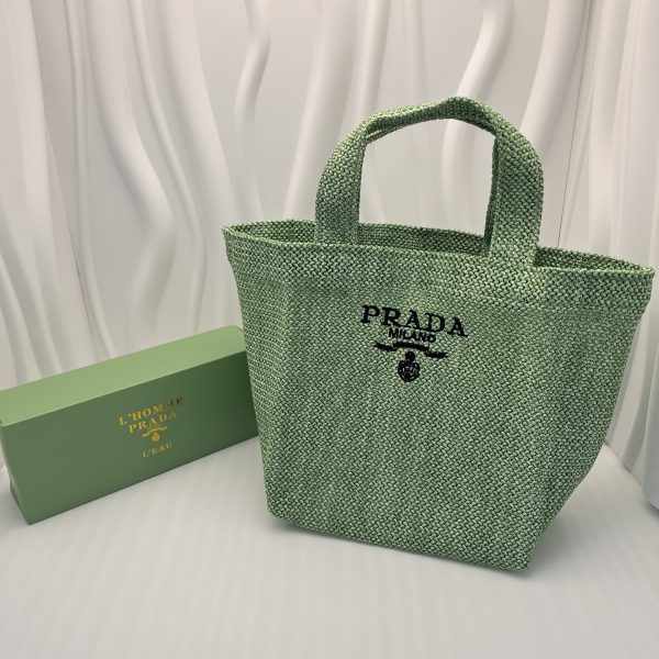 Mini Tote Bag lunch Bag Limited Rattan Green
