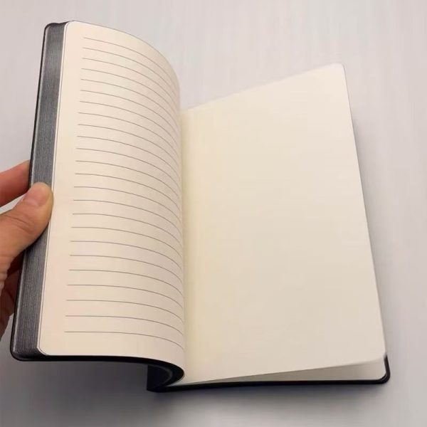 New Black Notebook With Logo Bookmark - Image 8