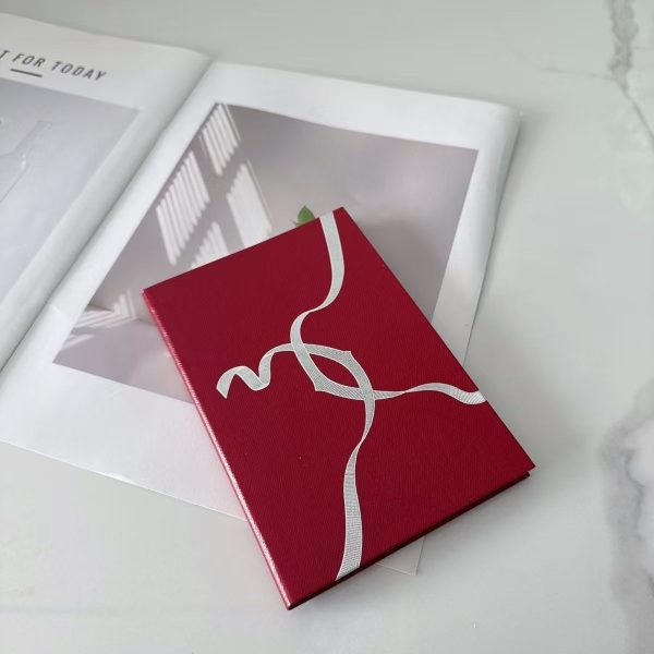 Notebook White Red Ribbon VIP Gift Item - Image 4