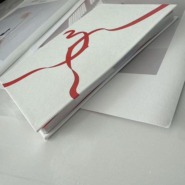 Notebook White Red Ribbon VIP Gift Item - Image 8
